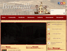 Tablet Screenshot of cityofbarnesville.com